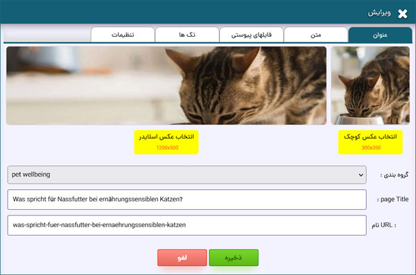 اطلاعات اولیه مقاله